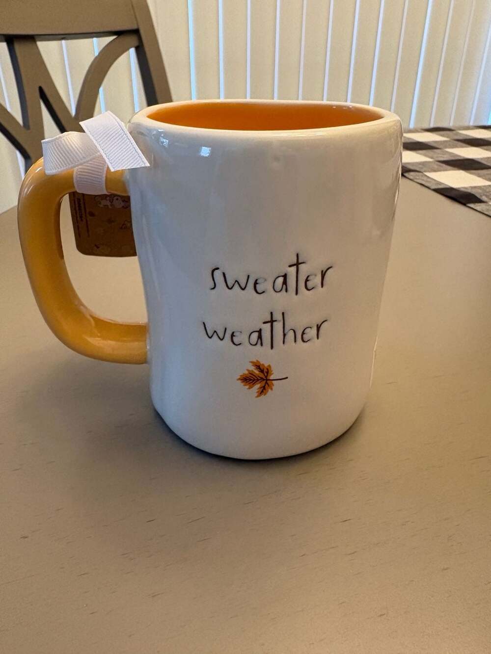 Rae Dunn Snoopy Peanuts Sweater Weather Fall Coffee Mug